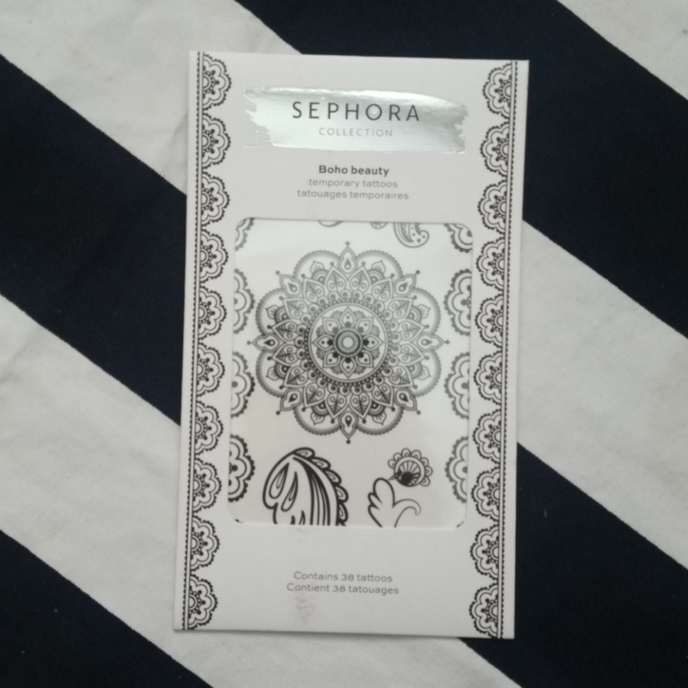 Sephora temporary tattoos mandala boho